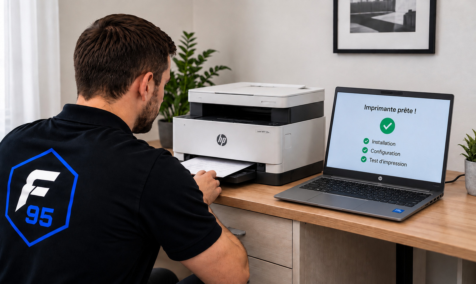 Installation et configuration d’une imprimante à domicile
